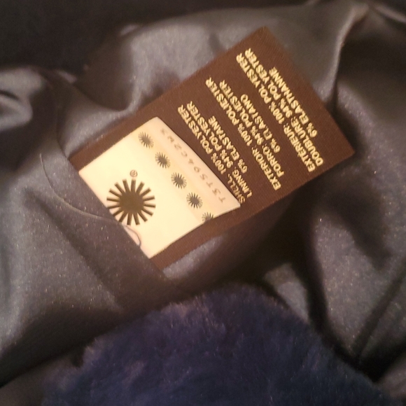 Nwt ugg mandy faux fur jacket deep teal - Picture 9 of 9